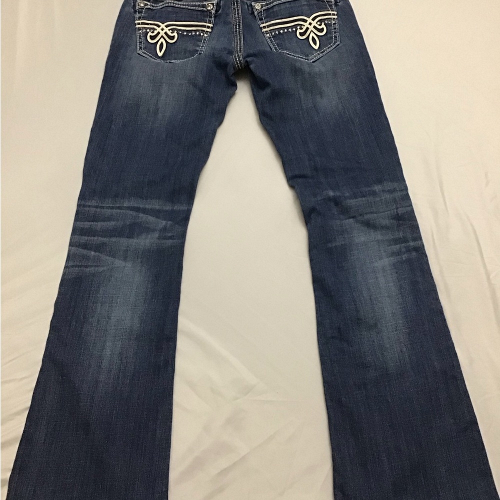 Rock Revival Women Blue Boot Cut Jeans - Picture 6 of 9